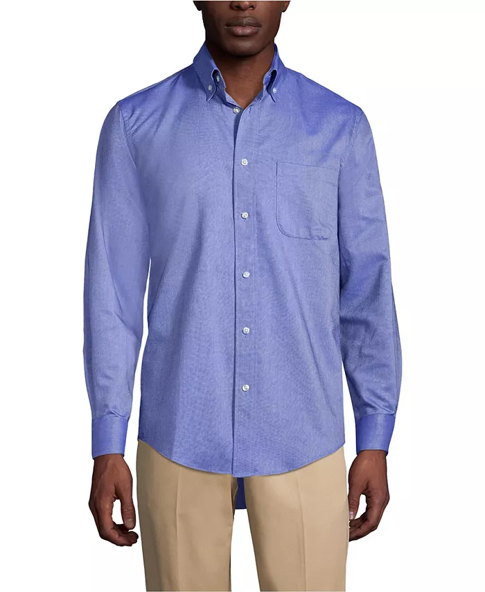 Мужская однотонная рубашка Oxford с длинным рукавом Lands' End, синий
Мужская однотонная рубашка Oxford с длинным рукавом Lands' End, синий