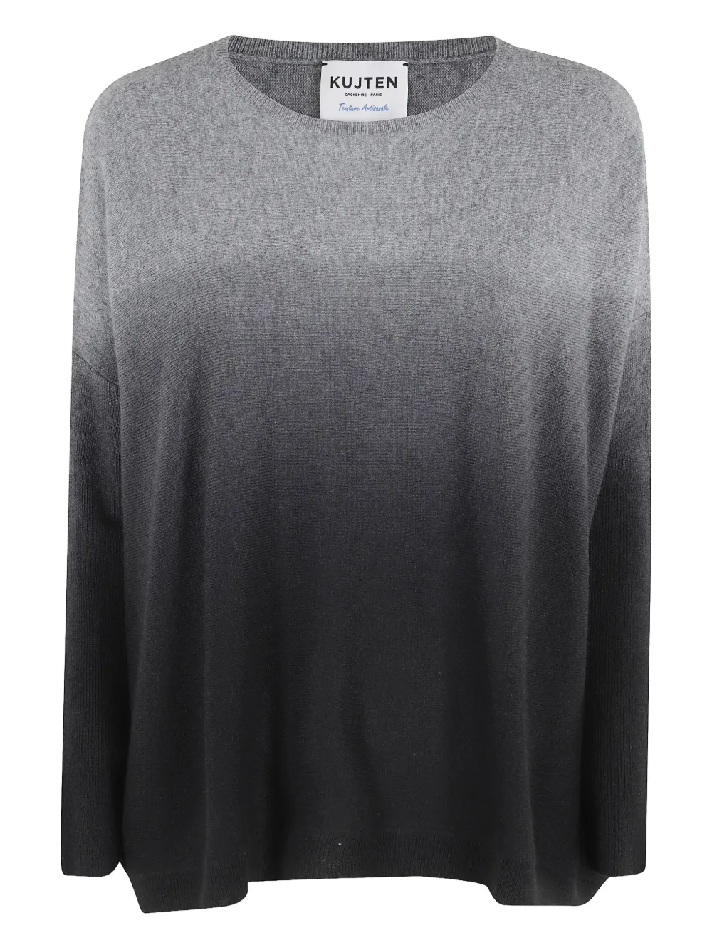 Кашемировый свитер с эффектом омбре kujten, серый
Кашемировый свитер с эффектом омбре kujten, серый