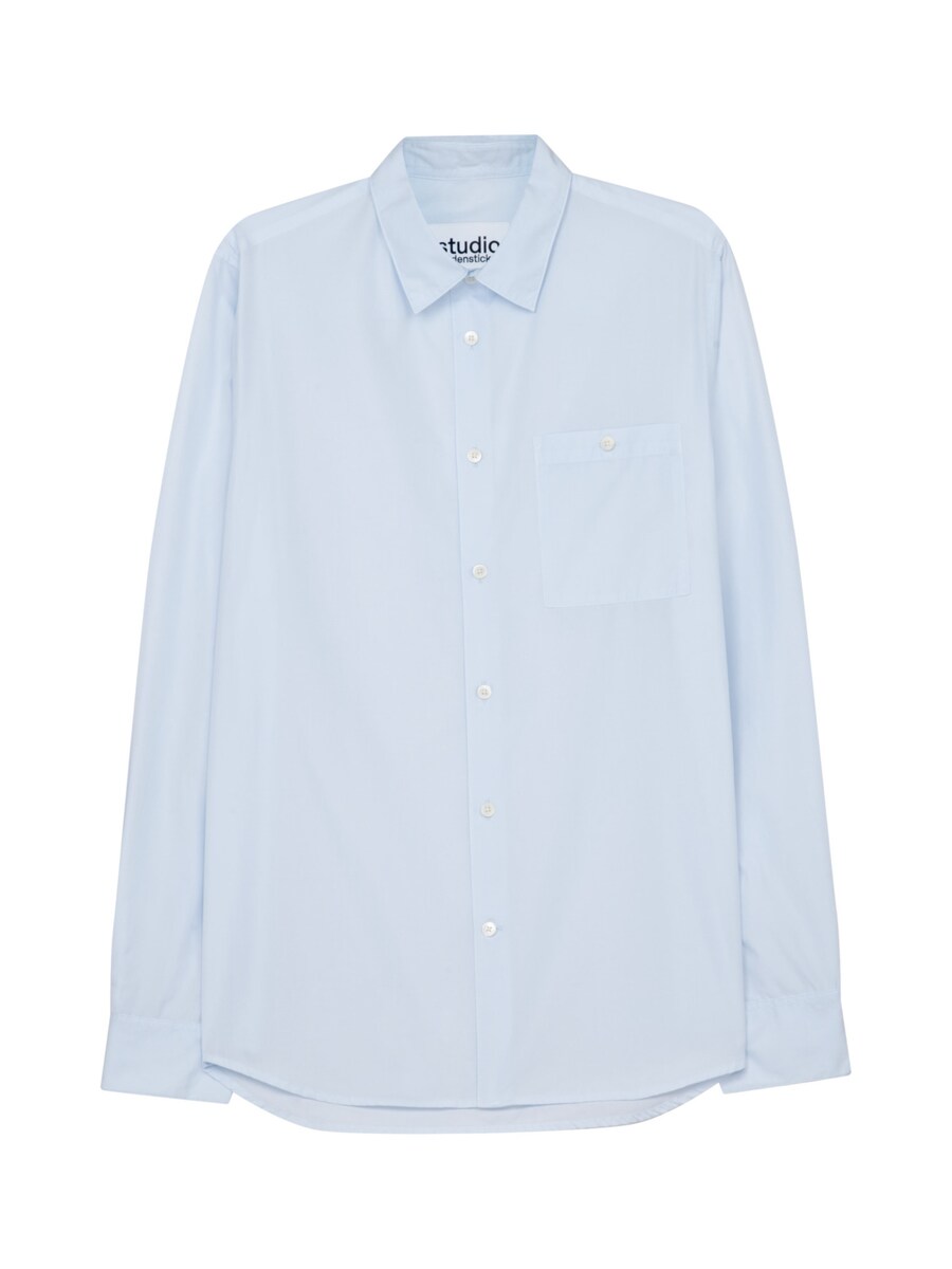 Рубашка обычного кроя на пуговицах Studio Seidensticker, светло-синий 
Рубашка обычного кроя на пуговицах Studio Seidensticker, светло-синий