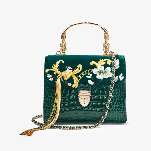 Сумка-Мешок Midi Mayfair Limited Edition из бархата с верхней ручкой Aspinal Of London, зеленый
Сумка-Мешок Midi Mayfair Limited Edition из бархата с верхней ручкой Aspinal Of London, зеленый