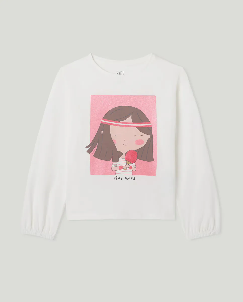 Футболка с длинными рукавами с позиционными куклами для девочек Kids El Corte Inglés, белый
Футболка с длинными рукавами с позиционными куклами для девочек Kids El Corte Inglés, белый