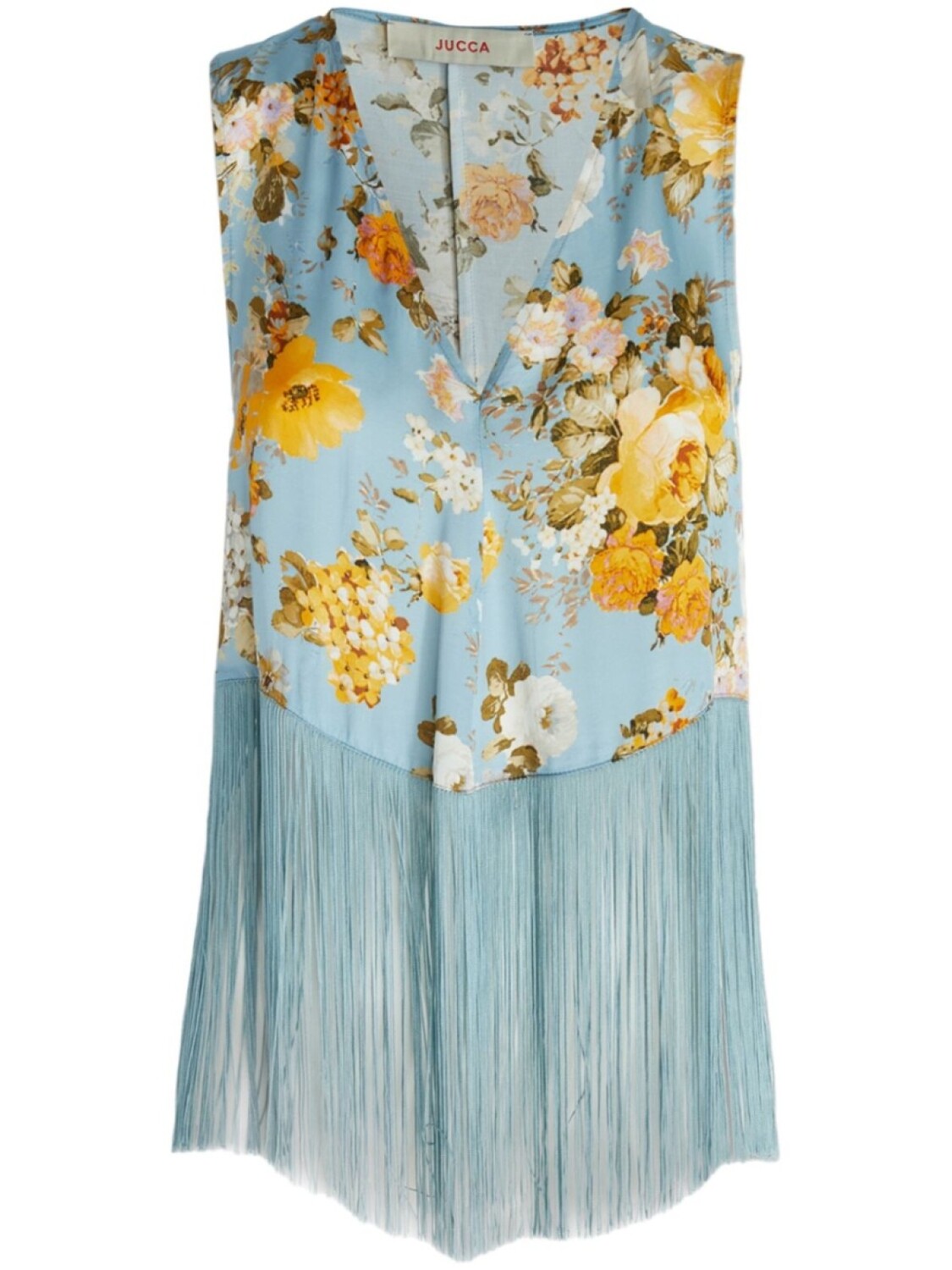 Жилет с бахромой Jucca approved, синий
Жилет с бахромой Jucca approved, синий