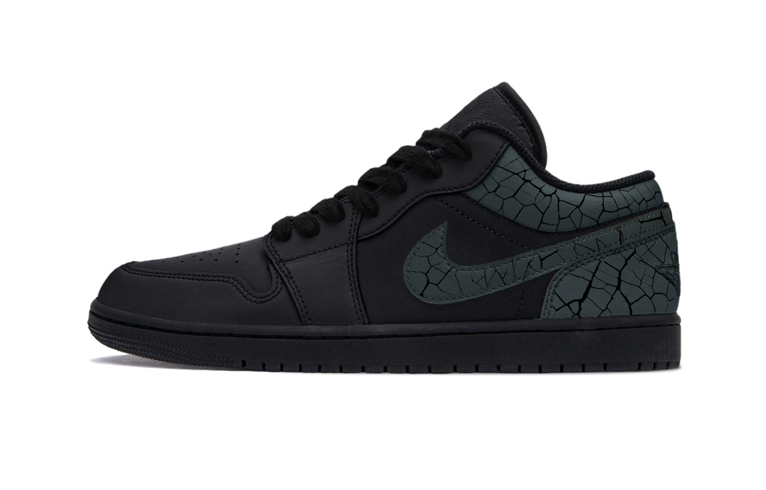 Jordan Кроссовки Air 1 Crackle Stone с амортизацией, износостойкие низкие винтажные баскетбольные кроссовки для мужчин, черный с серым
Jordan Кроссовки Air 1 Crackle Stone с амортизацией, износостойкие низкие винтажные баскетбольные кроссовки для мужчин, черный с серым