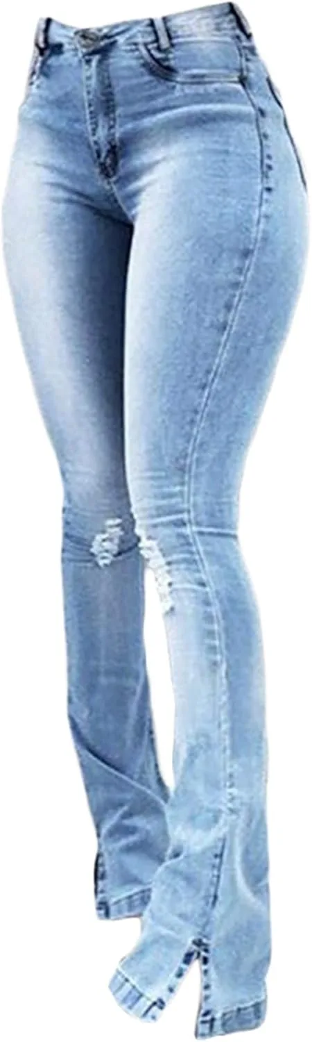 Женские джинсы Andongnywel с высокой талией и расклешенным низом
Женские джинсы Andongnywel с высокой талией и расклешенным низом