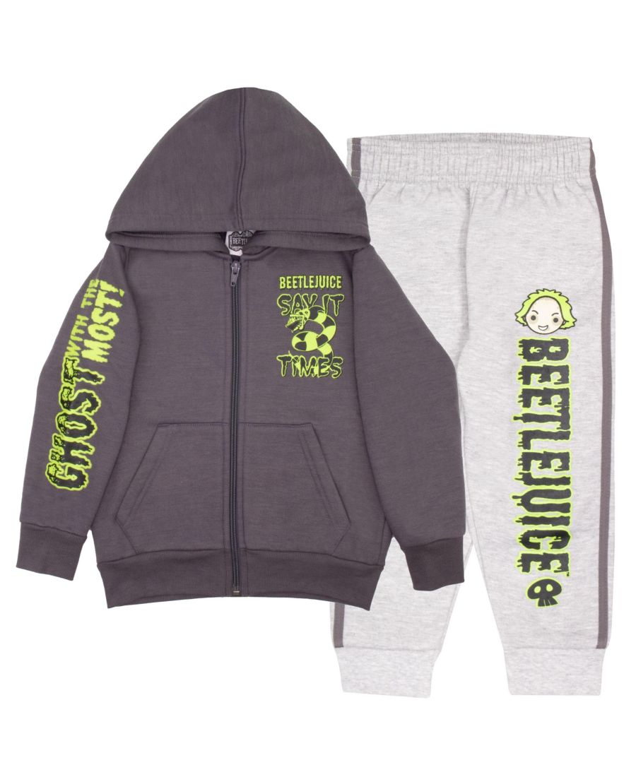 Комплект из двух предметов для мальчиков Warner Bros "Битлджус": флисовая толстовка и спортивные штаны Beetlejuice, Gray
Комплект из двух предметов для мальчиков Warner Bros "Битлджус": флисовая толстовка и спортивные штаны Beetlejuice, Gray