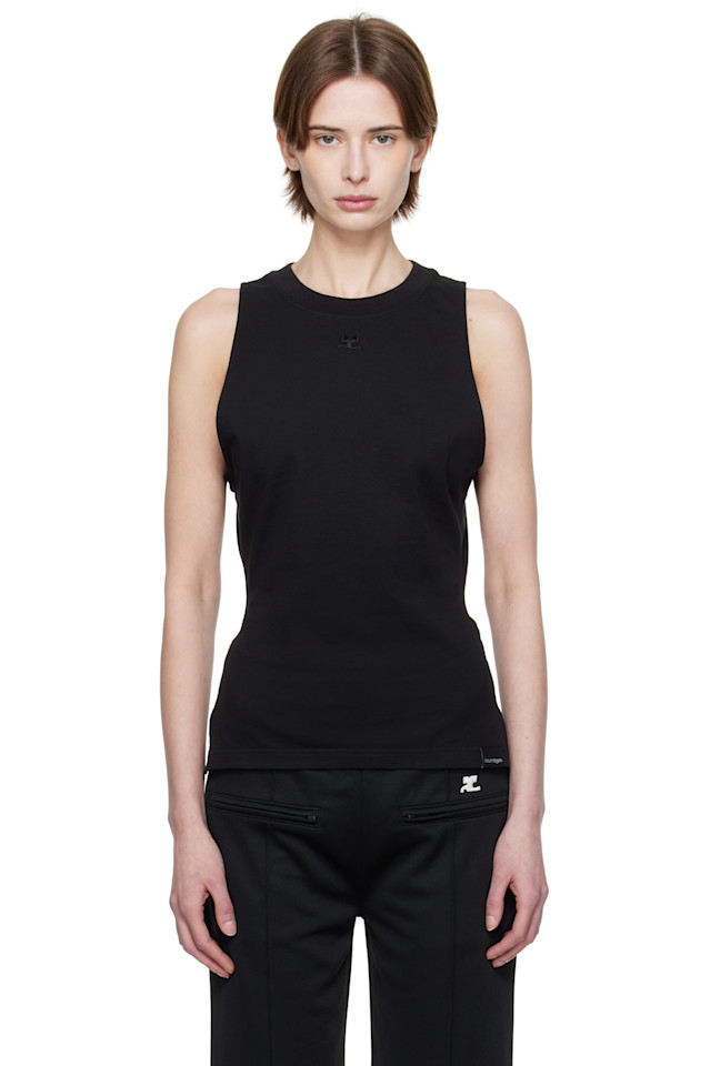 Приталенный топ Courrèges, черный
Приталенный топ Courrèges, черный