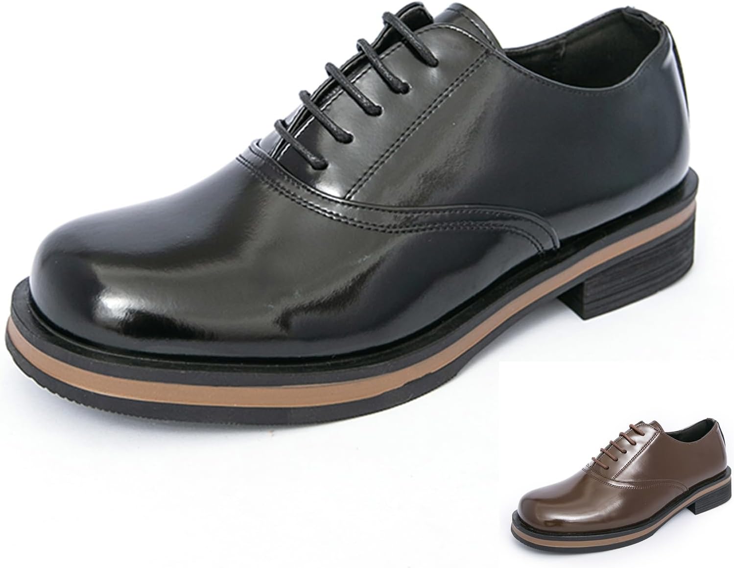 Мужские кожаные туфли OXNEUHG с квадратным носком на платформе, классические оксфорды с шнуровкой, низкий каблук, дерби, повседневные, для офиса, свадьбы и официальных мероприятий, черный
Мужские кожаные туфли OXNEUHG с квадратным носком на платформе, классические оксфорды с шнуровкой, низкий каблук, дерби, повседневные, для офиса, свадьбы и официальных мероприятий, черный