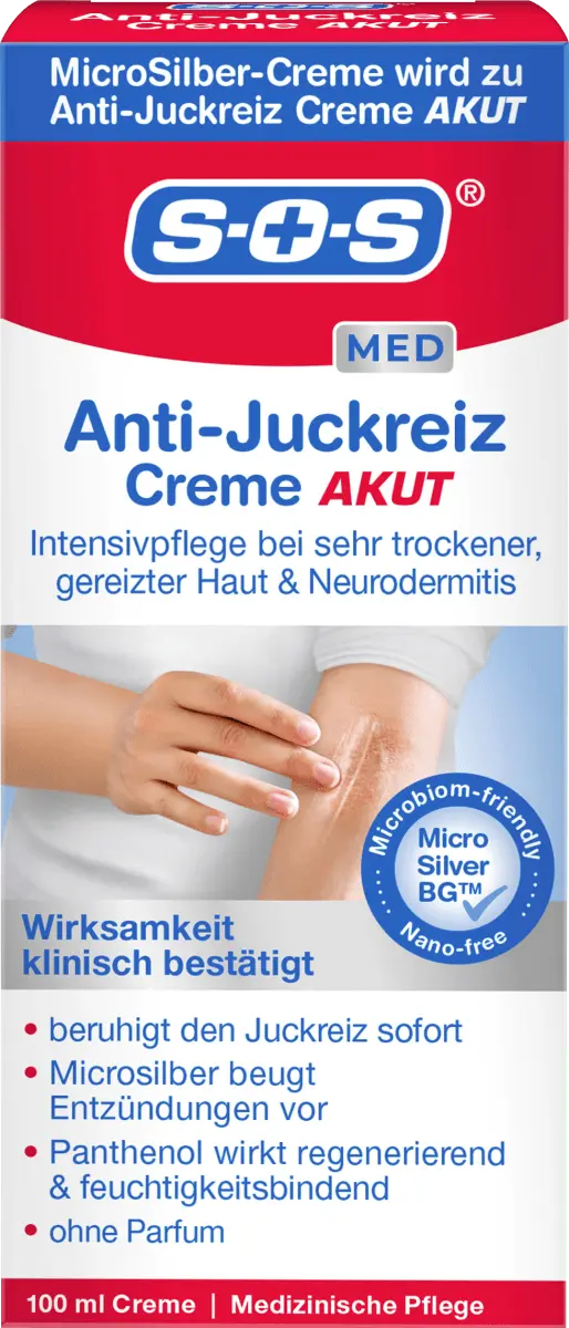 Крем-уход против зуда острый 100 мл SOS
Крем-уход против зуда острый 100 мл SOS