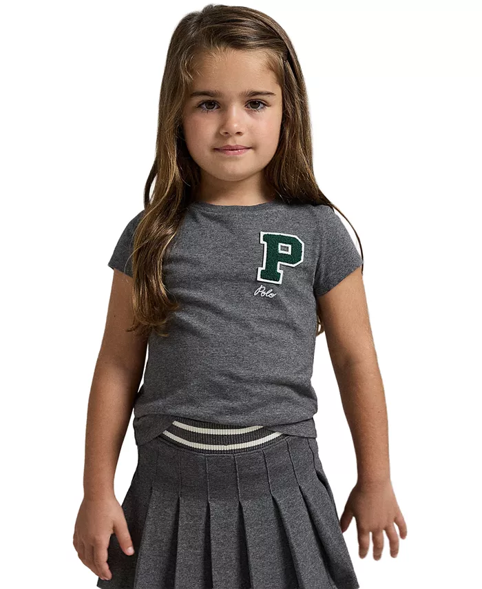 Футболка Letterman для девочек 2T-6X Polo Ralph Lauren, серый
Футболка Letterman для девочек 2T-6X Polo Ralph Lauren, серый