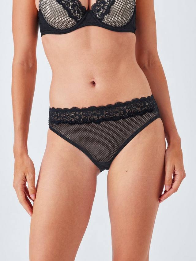 Сирфиновые кружевные бикини-трусики John Lewis, Black
Сирфиновые кружевные бикини-трусики John Lewis, Black