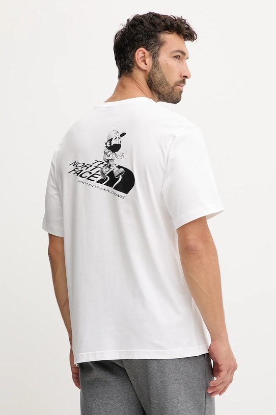 Хлопковая футболка The North Face, белый
Хлопковая футболка The North Face, белый
