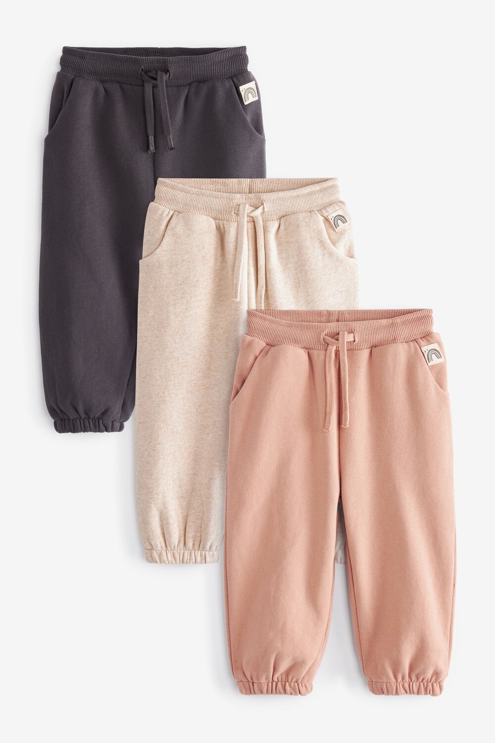 Комплект из трех предметов с джоггерами Next, розовый 
Комплект из трех предметов с джоггерами Next, розовый