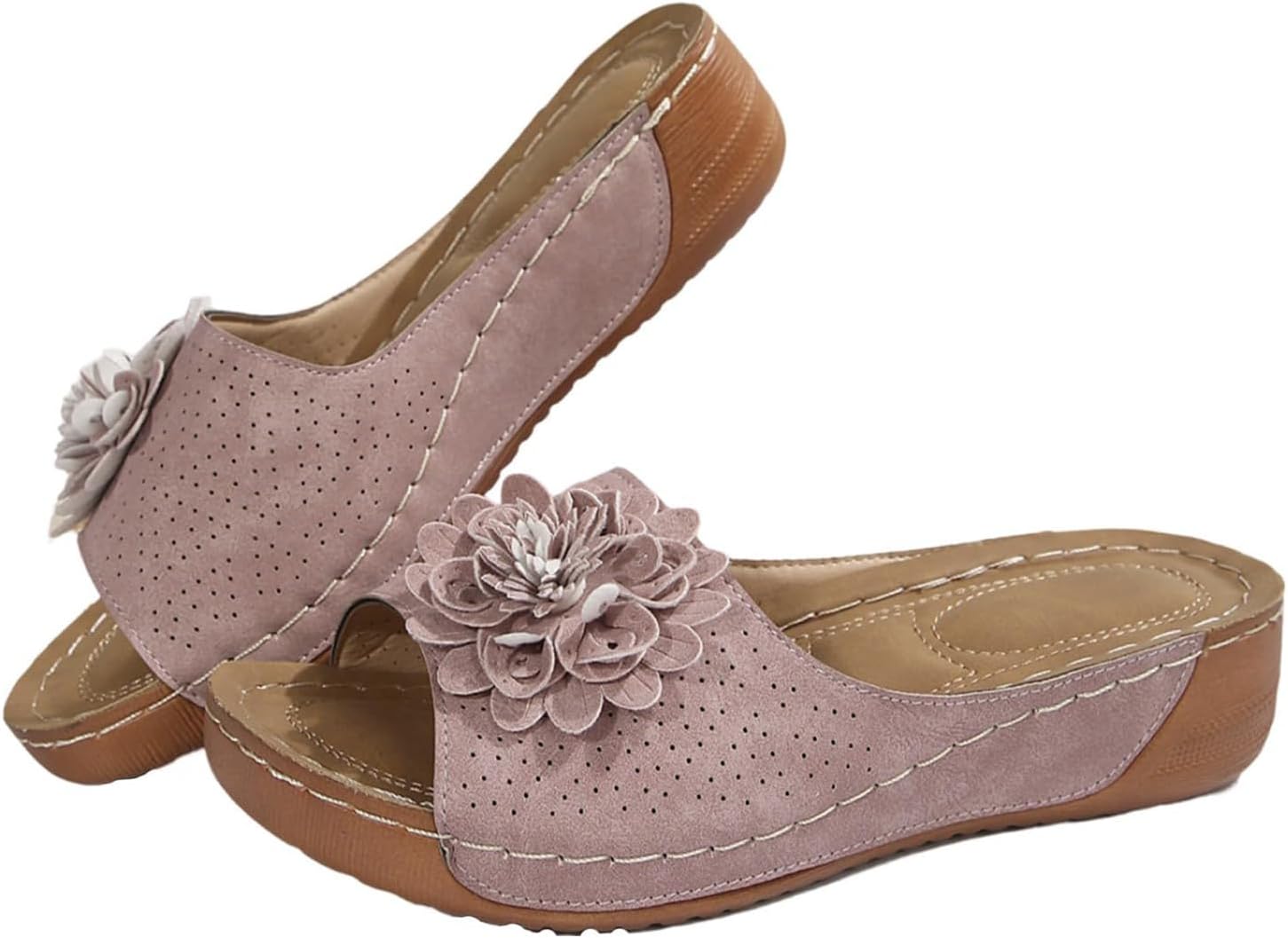 Женские летние пляжные сандалии с цветами, ортопедические сандалии с поддержкой свода, открытый носок, кожаные шлепанцы, сандалии на платформе и низком клине, открытый носок, пляжная обувь для улицы Mmoneyake, розовый
Женские летние пляжные сандалии с цветами, ортопедические сандалии с поддержкой свода, открытый носок, кожаные шлепанцы, сандалии на платформе и низком клине, открытый носок, пляжная обувь для улицы Mmoneyake, розовый