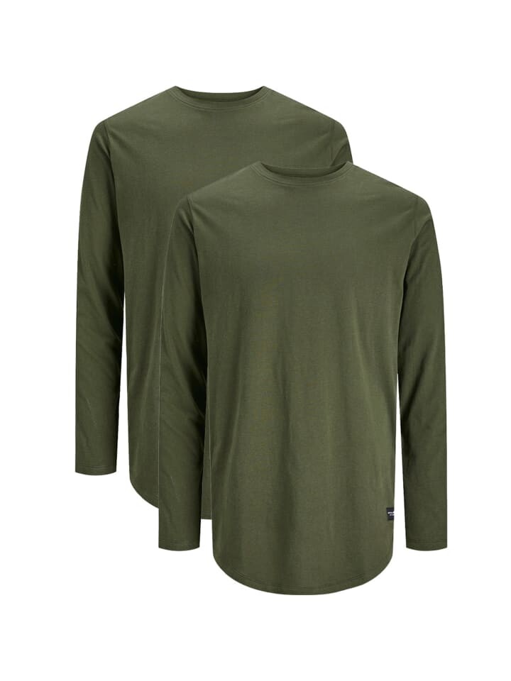 Футболка Jack & Jones Langarmshirt Jjenoa, цвет Forest night 
Футболка Jack & Jones Langarmshirt Jjenoa, цвет Forest night