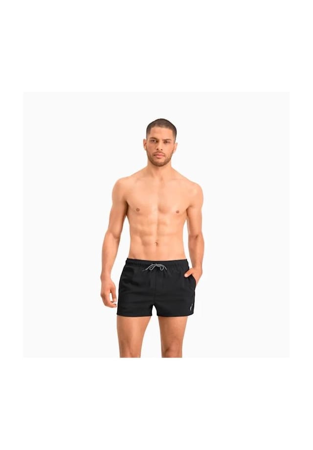 Плавки-Шорты с эластичным поясом и шнурком Puma, черный
Плавки-Шорты с эластичным поясом и шнурком Puma, черный