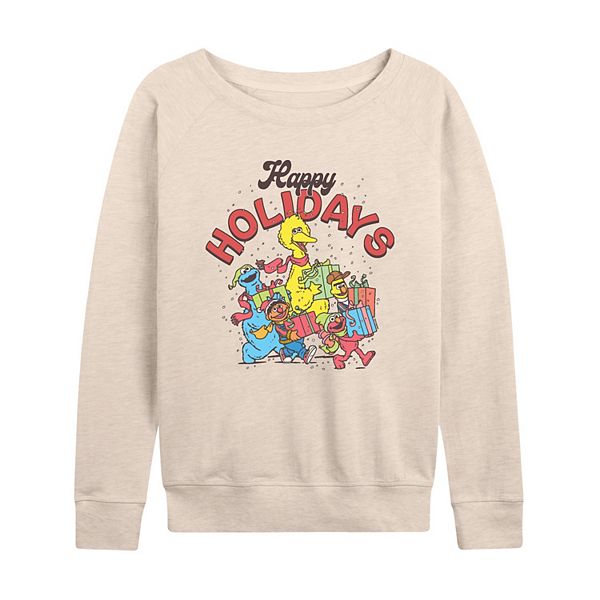 Женская футболка с длинным рукавом Happy Holidays Sesame Street Licensed Character
Женская футболка с длинным рукавом Happy Holidays Sesame Street Licensed Character