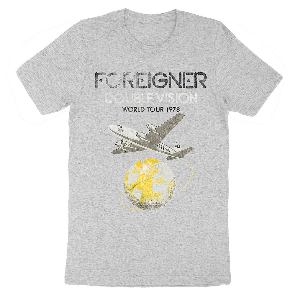 Мужская футболка Foreigner Double Vision World Tour 1978 Licensed Character, серый
Мужская футболка Foreigner Double Vision World Tour 1978 Licensed Character, серый
