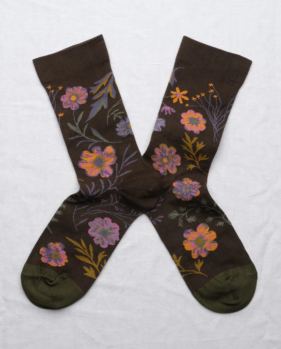 Мужские хлопковые носки с принтом Bonne Maison, коричневый
Мужские хлопковые носки с принтом Bonne Maison, коричневый