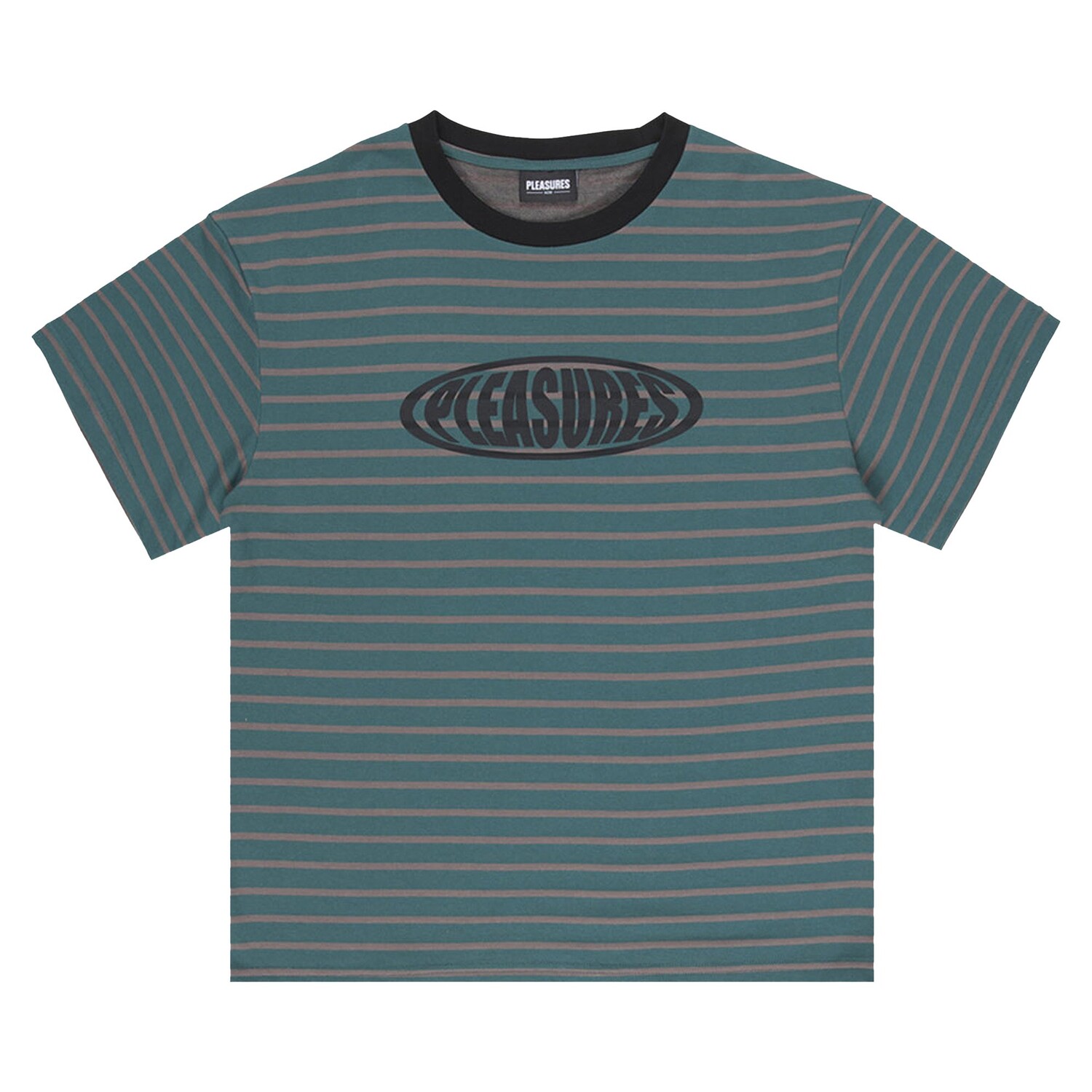 Спортивная рубашка в полоску Pleasures Зеленая
Спортивная рубашка в полоску Pleasures Зеленая