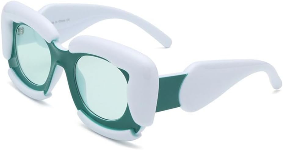 Солнцезащитные очки в стиле стимпанк для женщин, модные солнцезащитные очки в стиле панк для мужчин, роскошные уникальные солнцезащитные очки с толстой оправой, C6, белые G TYUVIVO, C6 White Green
Солнцезащитные очки в стиле стимпанк для женщин, модные солнцезащитные очки в стиле панк для мужчин, роскошные уникальные солнцезащитные очки с толстой оправой, C6, белые G TYUVIVO, C6 White Green