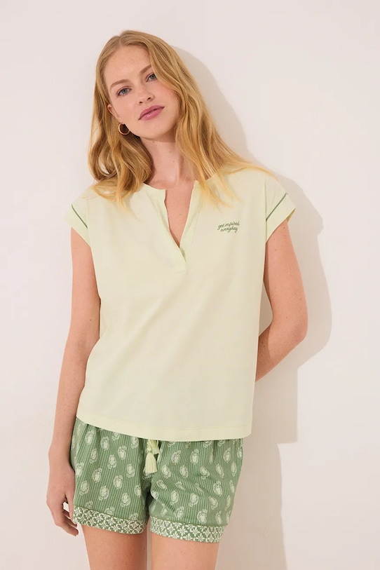 Хлопковая пижама Women'Secret, зеленый
Хлопковая пижама Women'Secret, зеленый