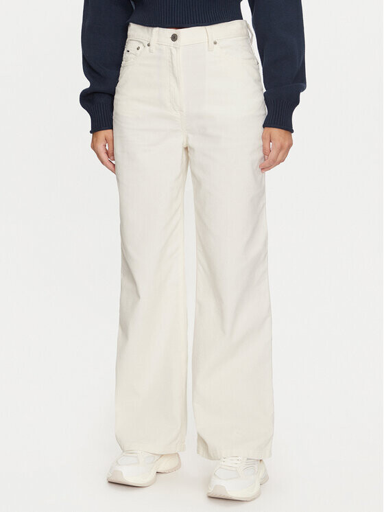 Тканевые брюки свободного кроя Tommy Jeans, экрю
Тканевые брюки свободного кроя Tommy Jeans, экрю