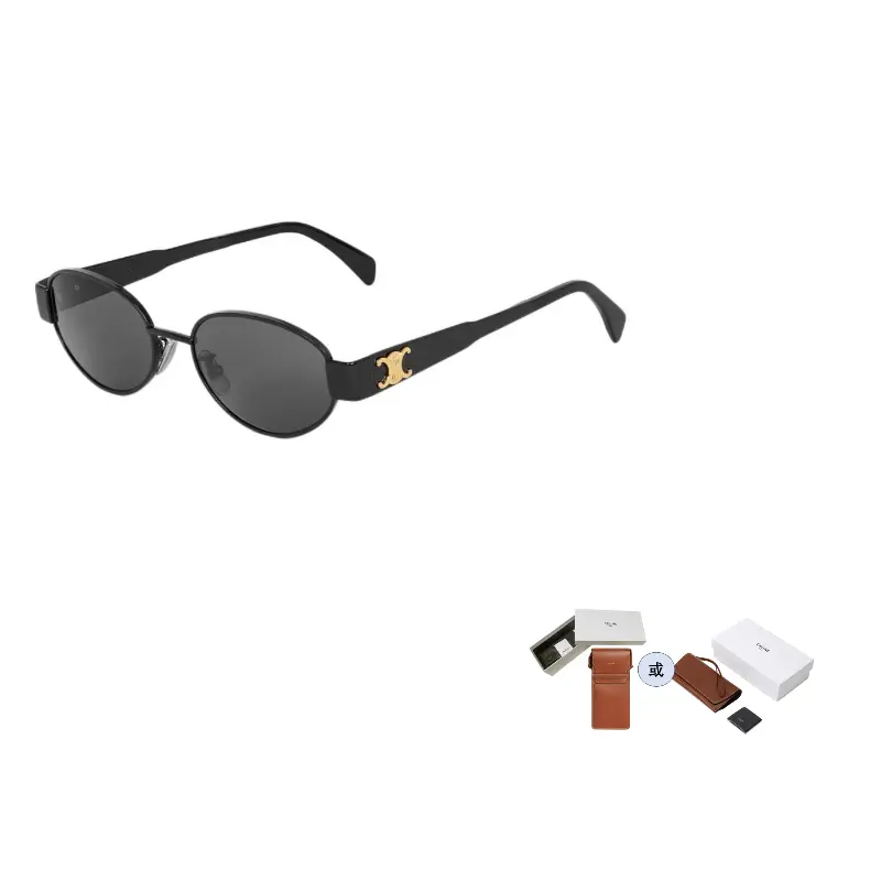 CELINE Овальные солнцезащитные очки женские черные, Black
CELINE Овальные солнцезащитные очки женские черные, Black