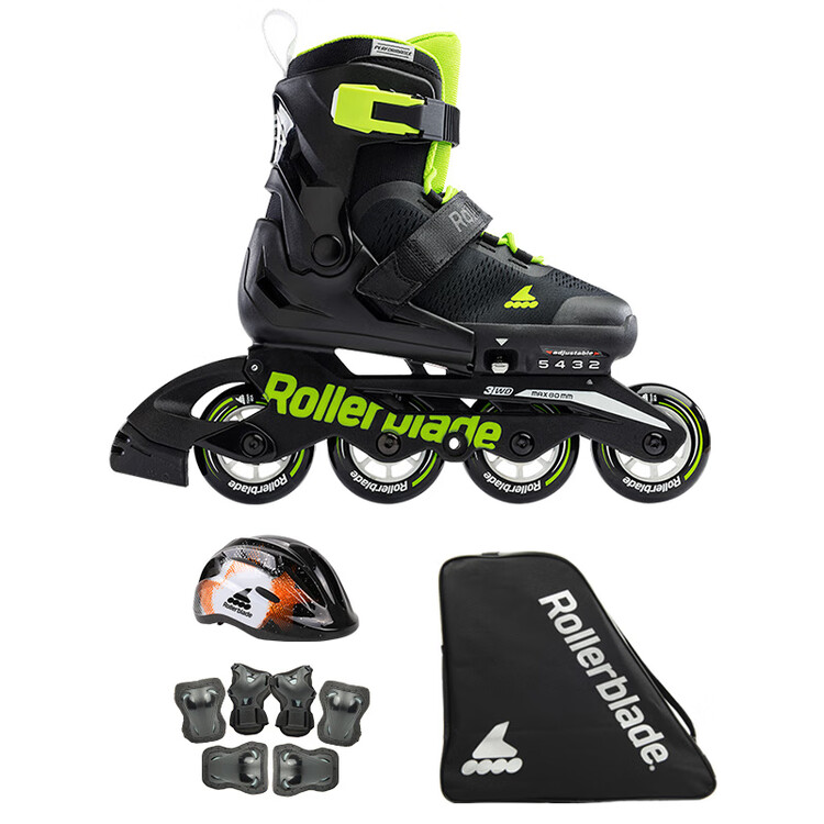 RollerBlade Детские роликовые коньки с регулируемым размером, черно-зеленые (Premium Set A), размер M (33-36.5 см)
RollerBlade Детские роликовые коньки с регулируемым размером, черно-зеленые (Premium Set A), размер M (33-36.5 см)