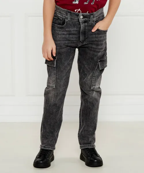 Брюки-Карго Regular fit Calvin Klein Jeans, серый 
Брюки-Карго Regular fit Calvin Klein Jeans, серый