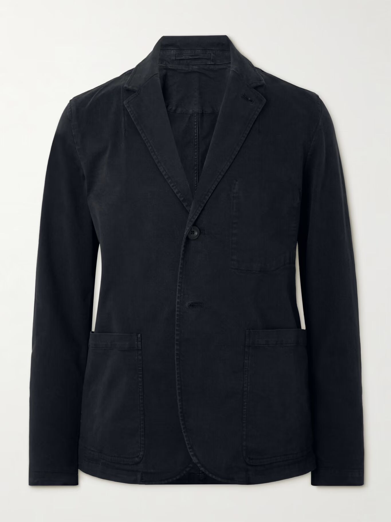 Блейзер из хлопчатобумажной ткани с твиловым крашением MR P., черный
Блейзер из хлопчатобумажной ткани с твиловым крашением MR P., черный