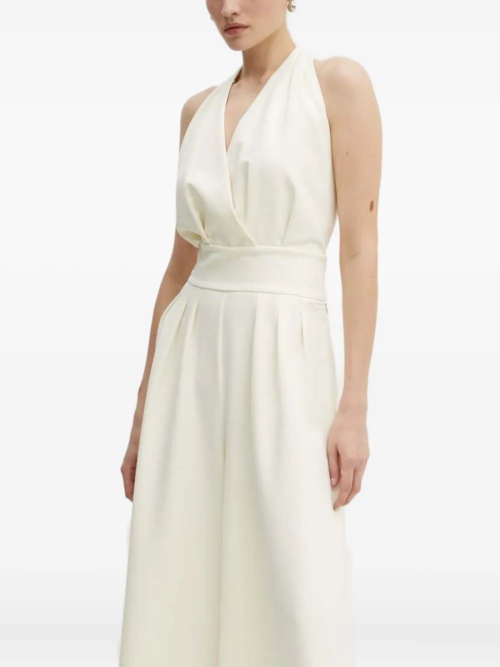 Комбинезон с халтер-воротником, украшенный жемчугом Custommade, нейтральный
Комбинезон с халтер-воротником, украшенный жемчугом Custommade, нейтральный