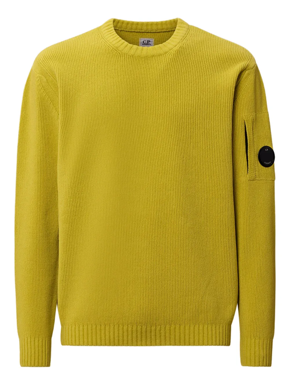 Хлопковый свитер с декоративной линзой C.P. Company, желтый
Хлопковый свитер с декоративной линзой C.P. Company, желтый
