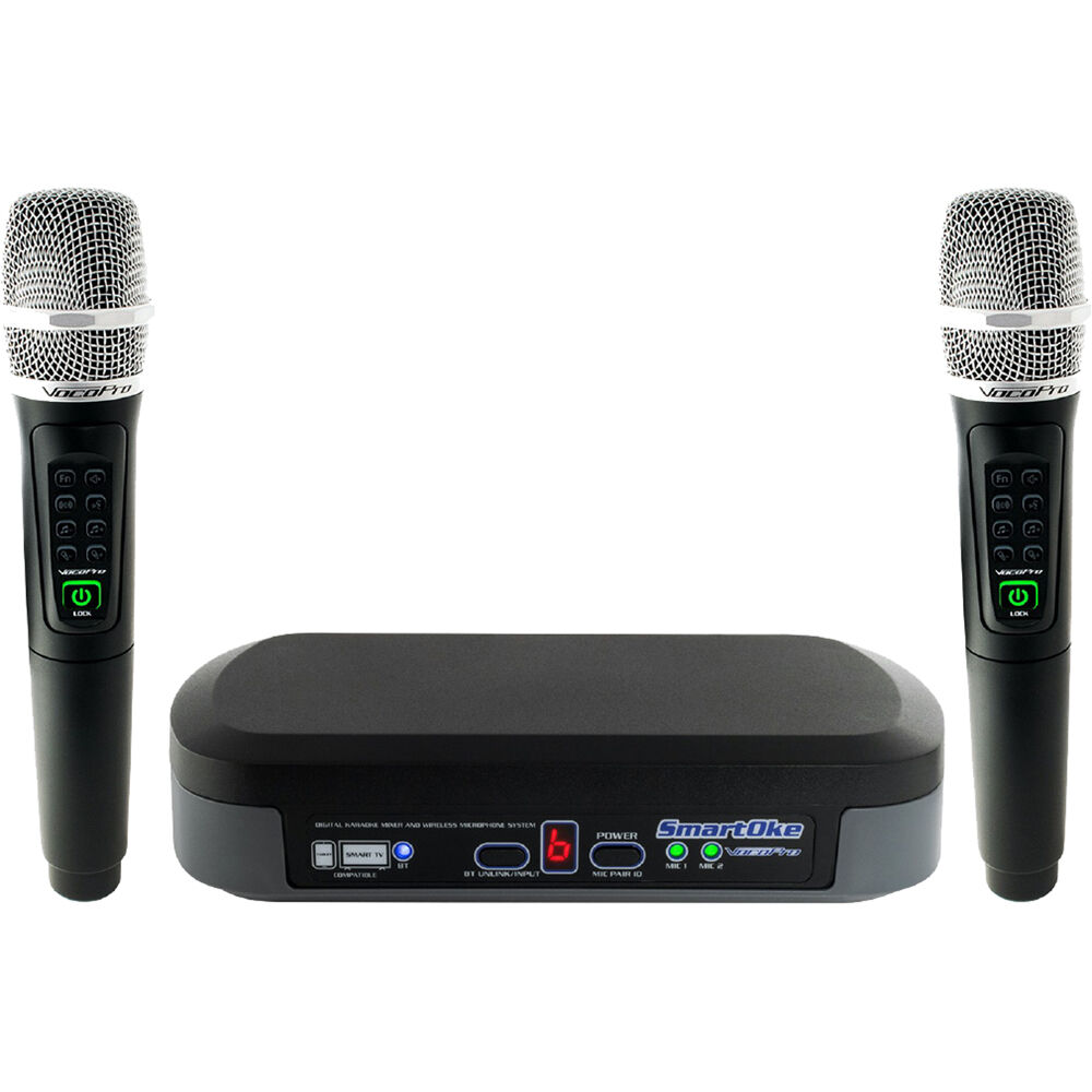 VocoPro SmartOke DSP Karaoke Mixer with Two Wireless SMARTOKE
VocoPro SmartOke DSP Karaoke Mixer with Two Wireless SMARTOKE