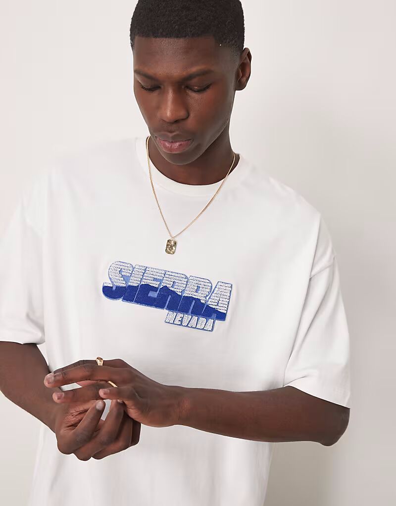 Футболка свободного кроя ASOS DESIGN с принтом города на груди белого цвета, Белый, Футболка свободного кроя ASOS DESIGN с принтом города на груди белого цвета
Футболка свободного кроя ASOS DESIGN с принтом города на груди белого цвета, Белый, Футболка свободного кроя ASOS DESIGN с принтом города на груди белого цвета