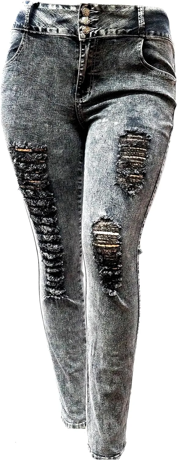 J&K89 женские джинсы Plus Size черные скинни с потертостями 1826 Jeans
J&K89 женские джинсы Plus Size черные скинни с потертостями 1826 Jeans