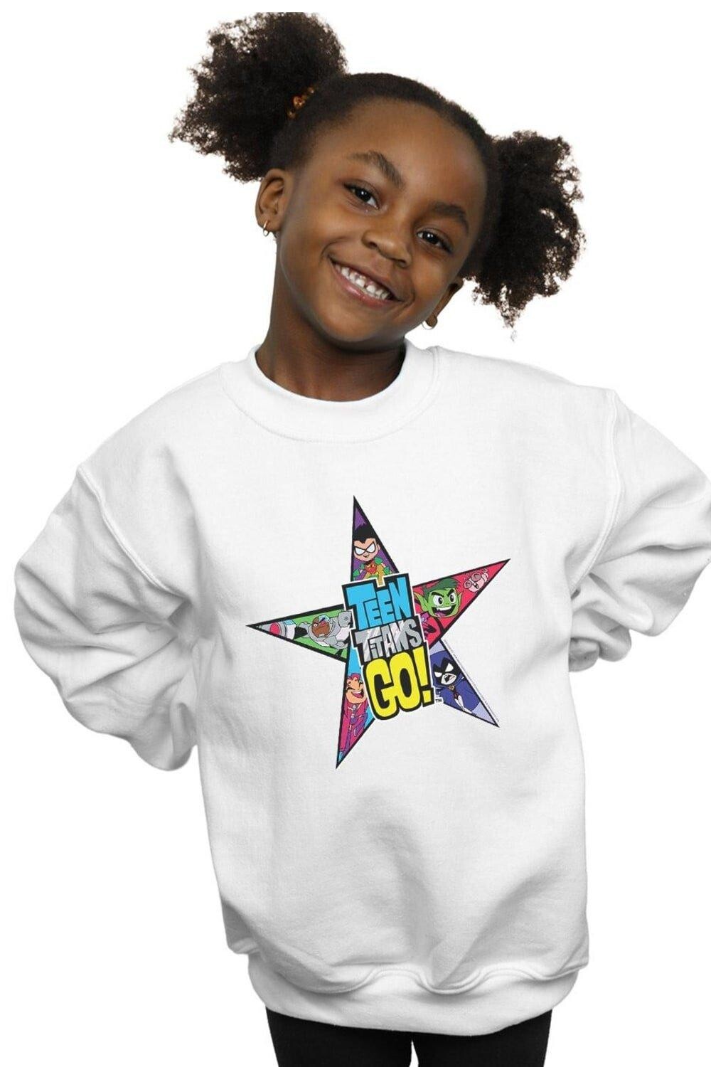 Толстовка с логотипом Teen Titans Go Star DC Comics, белый
Толстовка с логотипом Teen Titans Go Star DC Comics, белый