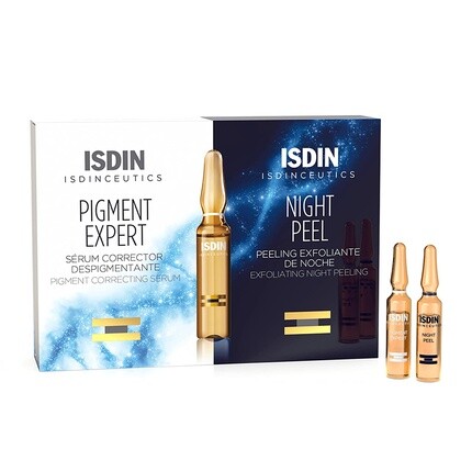 Isdin Isdinceutics Pigment Expert + Night Peel Treatment 10+10 Ампул - Осветляющая сыворотка для лица и ночной пилинг, Isdinceutics De
Isdin Isdinceutics Pigment Expert + Night Peel Treatment 10+10 Ампул - Осветляющая сыворотка для лица и ночной пилинг, Isdinceutics De