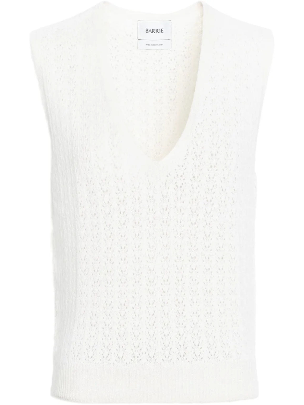 Трикотажный жилет с V-образным вырезом Barrie, белый
Трикотажный жилет с V-образным вырезом Barrie, белый
