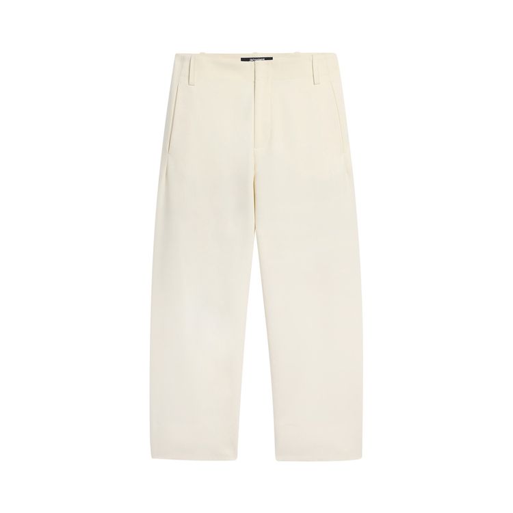 Брюки Jacquemus Le Pantalon Marino 'Off White', белый
Брюки Jacquemus Le Pantalon Marino 'Off White', белый