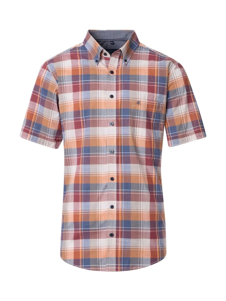 Повседневная рубашка с короткими рукавами красного цвета CASAMODA
Повседневная рубашка с короткими рукавами красного цвета CASAMODA