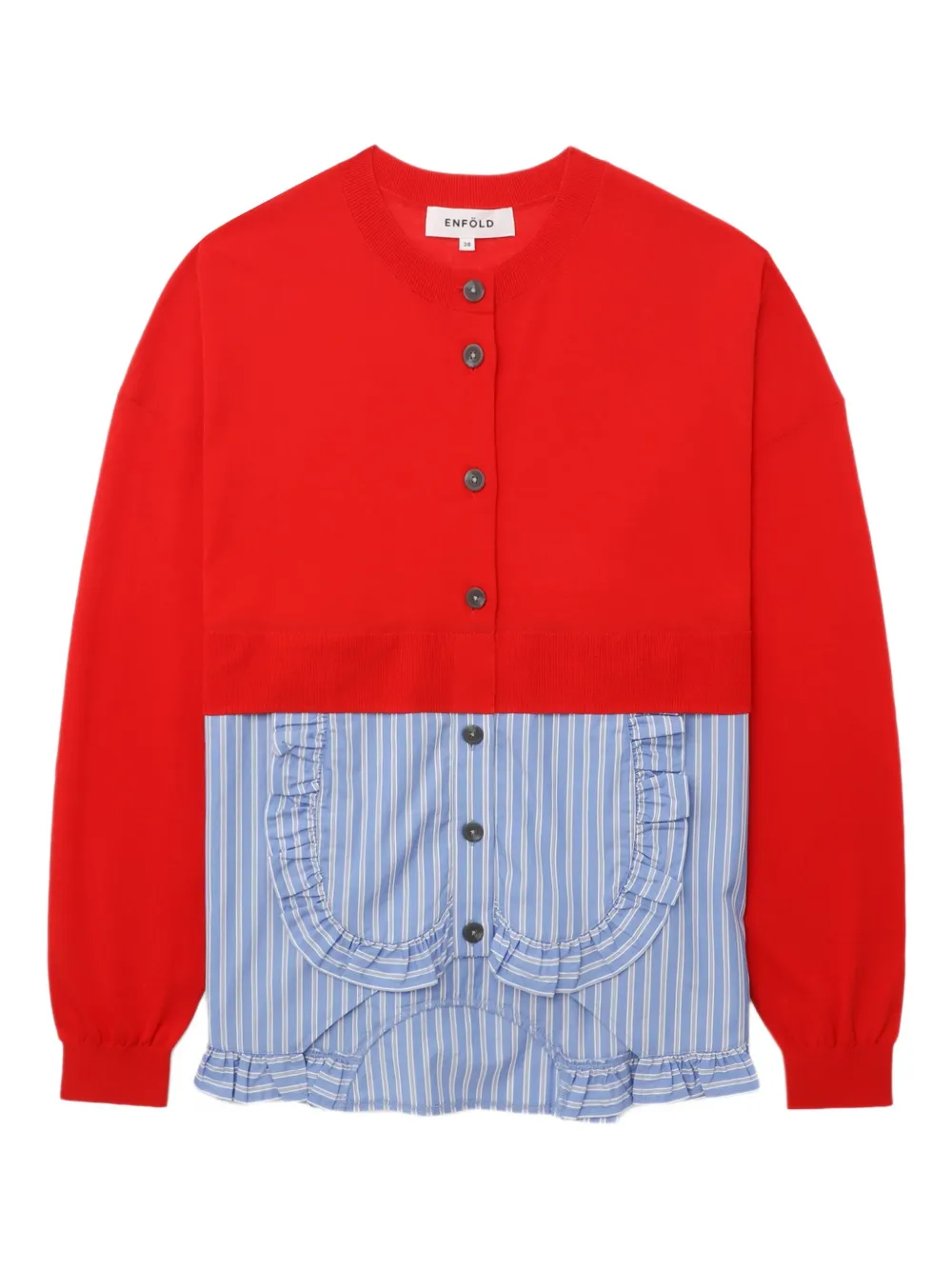 Кардиган с оборками Enföld, красный
Кардиган с оборками Enföld, красный