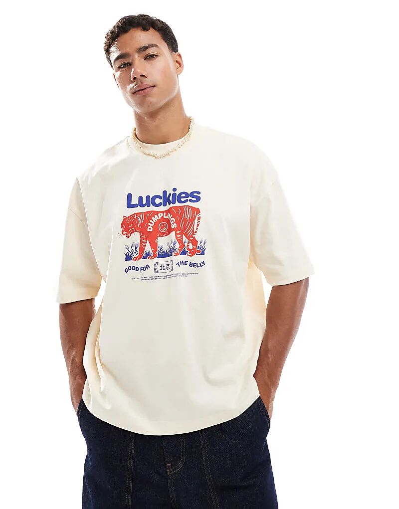 Футболка свободного кроя ASOS DESIGN свободного кроя с сувенирной графикой кремового цвета
Футболка свободного кроя ASOS DESIGN свободного кроя с сувенирной графикой кремового цвета