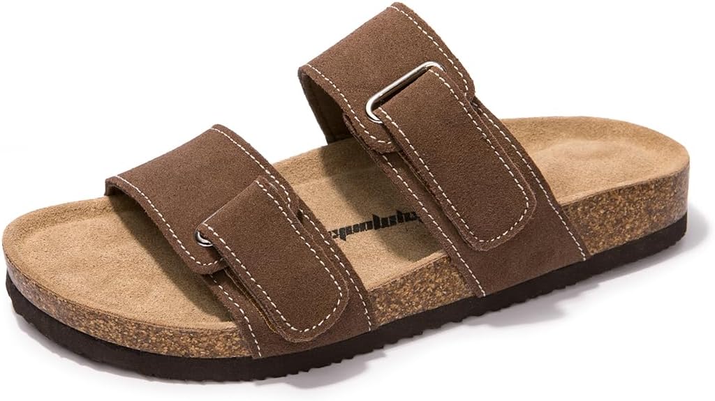 Унисекс слайд-сандалии FUNKYMONKEY с регулируемыми двойными пряжками и мягкой стелькой, удобные слайды для женщин и мужчин, коричневый
Унисекс слайд-сандалии FUNKYMONKEY с регулируемыми двойными пряжками и мягкой стелькой, удобные слайды для женщин и мужчин, коричневый