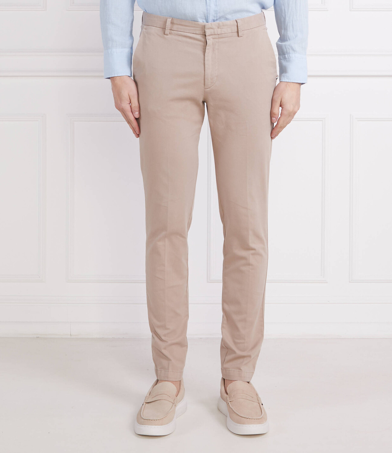 Брюки BOSS BLACK chino Kaito1 Slim Fit stretch, бежевый
Брюки BOSS BLACK chino Kaito1 Slim Fit stretch, бежевый