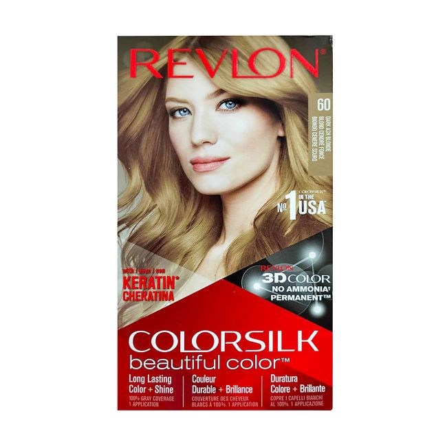 Кератиновая краска для волос Colorsilk Revlon, цвет 60
Кератиновая краска для волос Colorsilk Revlon, цвет 60