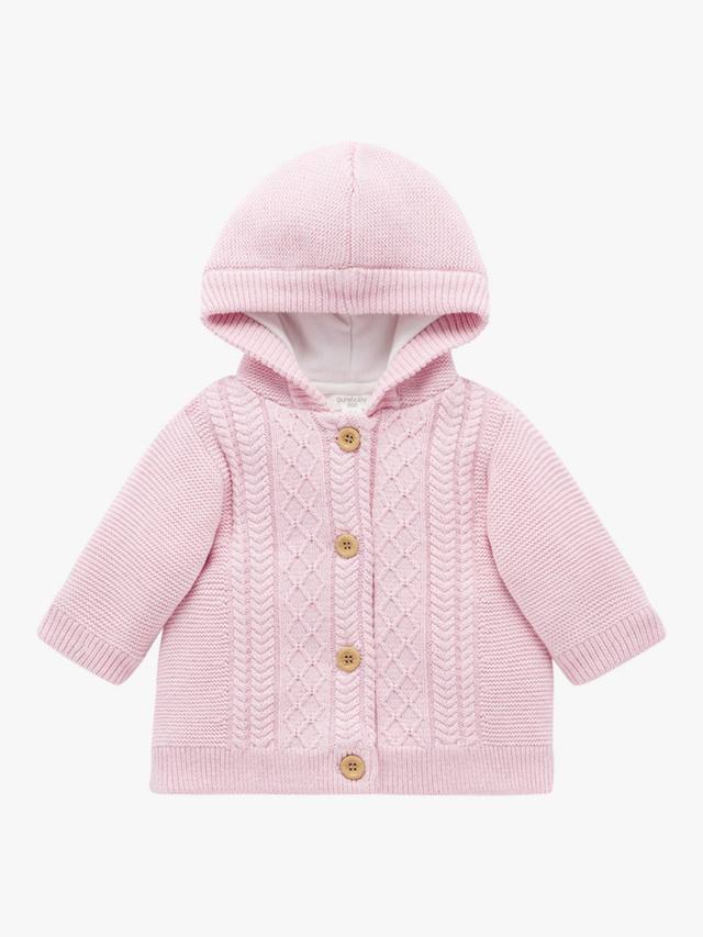 Детская куртка с кабельной вязкой из шерстяной смеси Purebaby, Primrose Melange
Детская куртка с кабельной вязкой из шерстяной смеси Purebaby, Primrose Melange