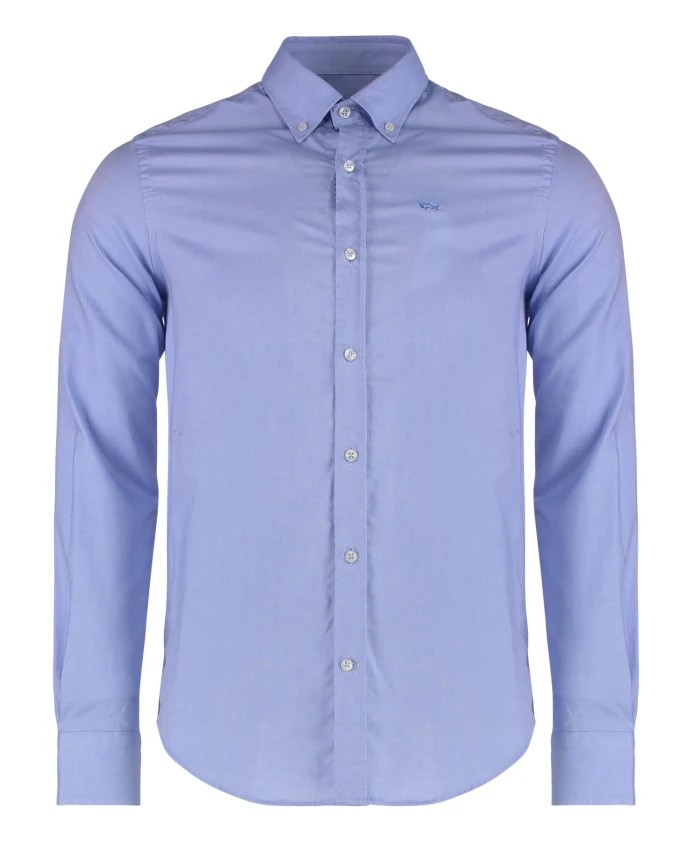 Хлопковая рубашка Оксфорд Paul & Shark, синий
Хлопковая рубашка Оксфорд Paul & Shark, синий