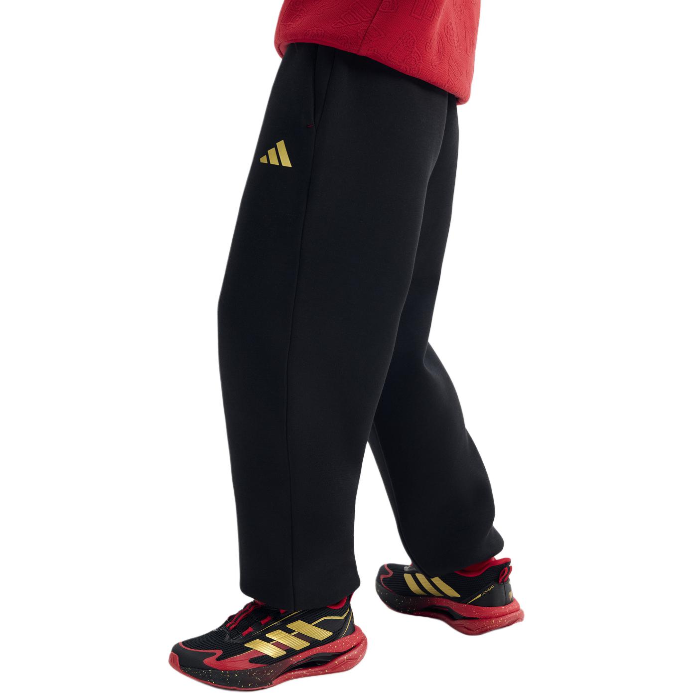 Вязаные спортивные штаны унисекс, средней жесткости Adidas, черный
Вязаные спортивные штаны унисекс, средней жесткости Adidas, черный