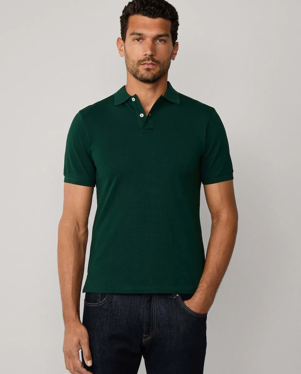 Поло Хакетт Узкая посадка с логотипом Hackett, темно-зеленый
Поло Хакетт Узкая посадка с логотипом Hackett, темно-зеленый