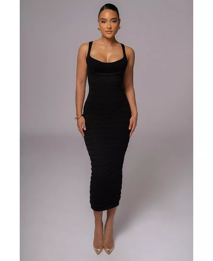 Женское платье Mayaa миди JLUXLABEL, черный
Женское платье Mayaa миди JLUXLABEL, черный